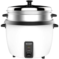 Sharp KS-H108G-W3 Rice Cooker with Food Steamer