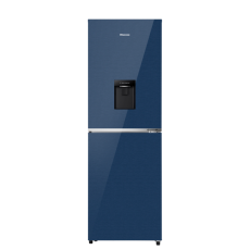 Hisense 270L BMF Inverter Glass Door with Dispenser Refrigerator RB1G266NM Royal Blue
