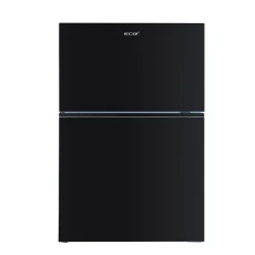 Eco+ 290 Liter Frameless Glass Door Refrigerator Black(ECO+BCD-290RECGD)