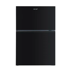 Eco+ 290 Liter Frameless Glass Door Refrigerator Black ECO+ BCD-290 REC FL GD Black