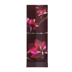 Whirlpool Fresh Magic Pro 278L Inverter Floret Red Refrigerator
