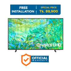 Samsung 55″ Crystal 4K UHD Smart TV | 55CU8000
